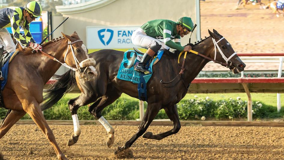 Del Mar Thoroughbred Club, Clement L. Hirsch Stakes, Eunomia, Breeders Cup Distaff Win and Youre In